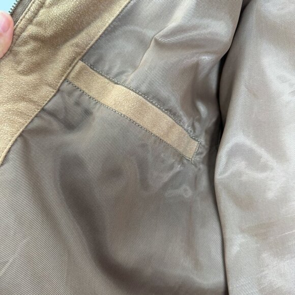 Eddie Bauer Jacket Mens Medium Weight Tan Size Large Tall Holiday 06' - Picture 9 of 10